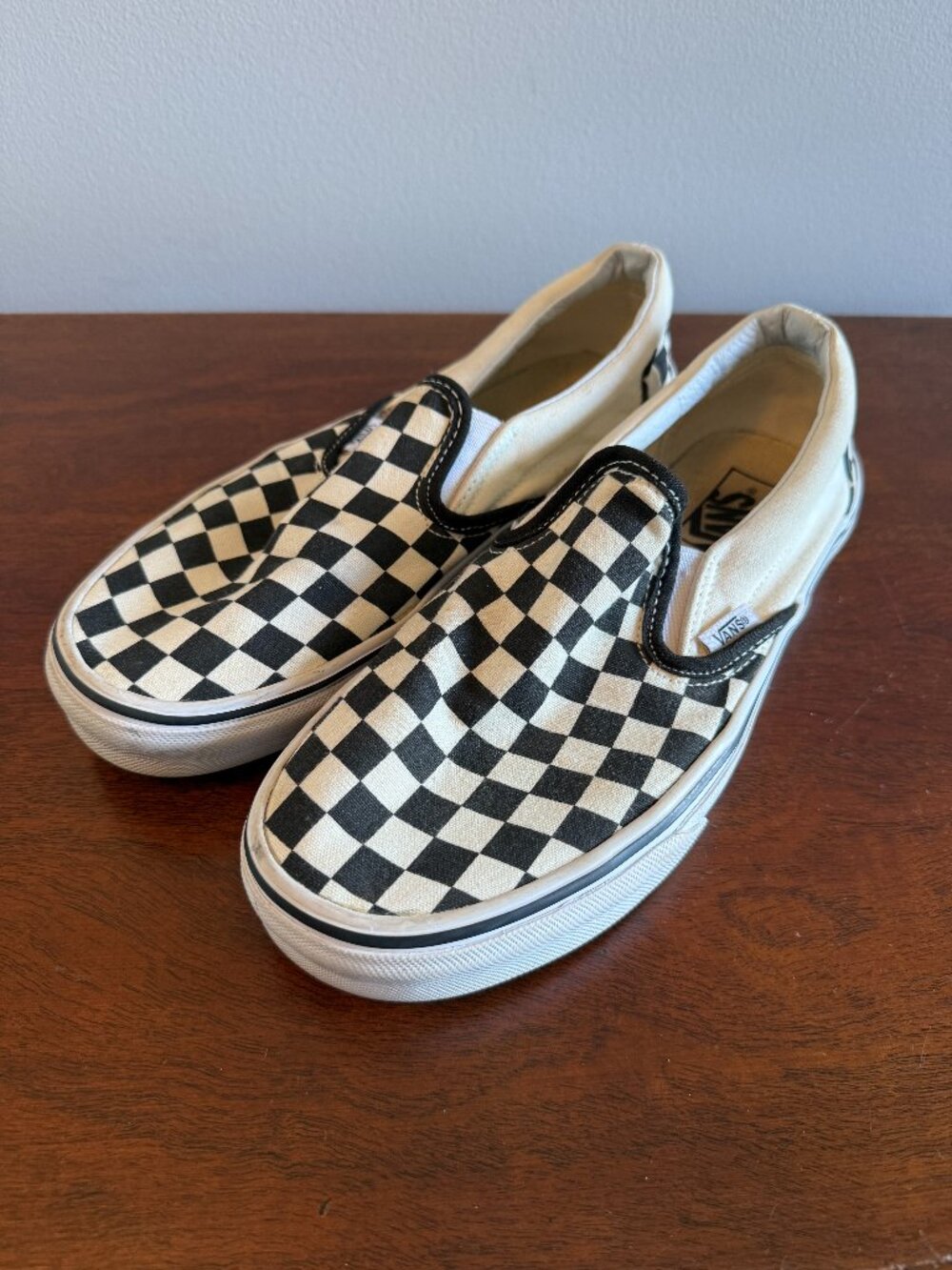 Vans Classic Slip-On Checkerboard Shoes Women’s Size 9